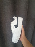 کتونی نایک ایرفورس ۱مردانه (Nike Air Force 1) بزرگ پا سفید لوگو مشکی 44 تا 47