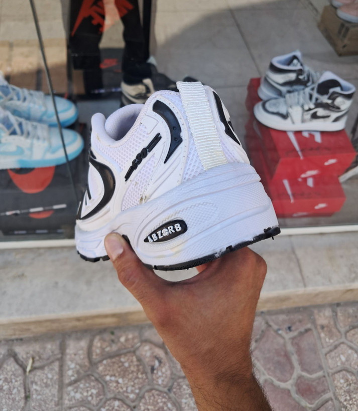 کفش نیوبالانس ۵۳۰ زنانه سفید مشکی (New Balance 530)