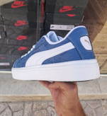کفش ونس مردانه پوما (PUMA) سفید آبی سایز 41 تا 44