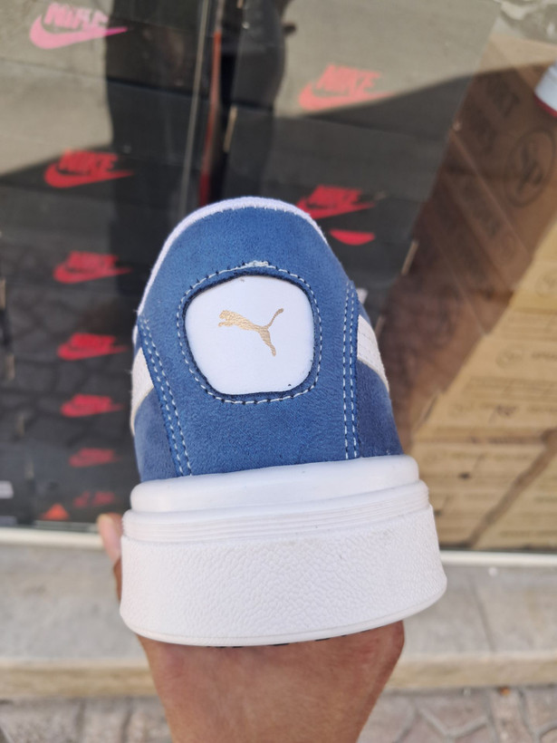 کفش ونس مردانه پوما (PUMA) سفید آبی سایز 41 تا 44