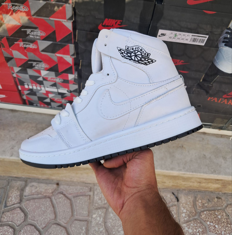 کفش کتانی نایکی Nike جردن ساقدار اسپرت مردانه سفید